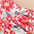 thumbnail image 5 of CYRBOKO Girls Sundresses, Sleeveless A-line Printed Casual Summer Dresses Red Size 9-10 T, 5 of 5