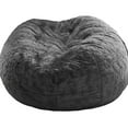 thumbnail image 2 of Funda de sofá perfecl Bolsa de Frijoles Perezosos Gris oscuro con cremallera, 2 of 8