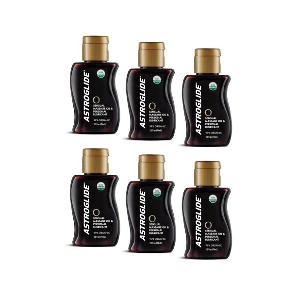 Astroglide O Sensual Massage Oil & Personal Lubricant 2.5 Fl. Oz