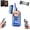 Gulf Blue, variant on Voice Activated Lighter, Smart Windproof Dual Flame Cigar Torch, 3-in-1 Cool Rechargeable Metal Gas Ignition Tool for Men (Butane Not Included), High-End Crisp Sound Unique Birthday Gifts Dad