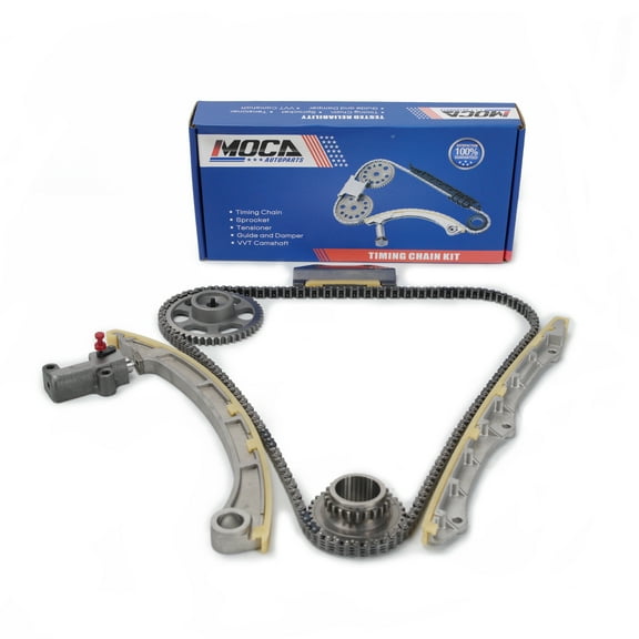 MOCA AUTOPARTS Timing Chain Kit Fit for 2004-2008 Acura TSX 2.4L & 2002-2009 Honda CR-V 2.4L & 2003-2011 Honda Element 2.4L