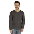 thumbnail image 1 of Inkmeso Men's Long Sleeve Cotton Basic Shirt Lightweight Solid T-Shirts, 1 of 7