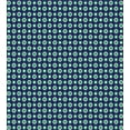 thumbnail image 3 of Ambesonne Abstract Duvet Cover Sets, Floral and Round Dots, 2-King, Navy Green and White, 3 of 7