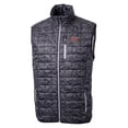 thumbnail image 2 of Men's Cutter & Buck  Black Oklahoma Sooners Vault Rainier PrimaLoft Eco Insulated Full-Zip Puffer Vest, 2 of 3