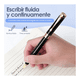 thumbnail image 3 of Pluma De Acero Con Recambio Y Caja Malubero, Azul, 3 of 5