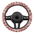 thumbnail image 2 of Yuyamidu Aztec Western Geometric Steering Wheel Cover for Women Pink Auto Steering Wheel Accessories Warm Car Steering Wheel Protector for Car Sedan, 2 of 7