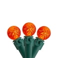 thumbnail image 2 of 50 Count Orange LED G12 Berry Mini Christmas Lights - 15 ft Green Wire, 2 of 3