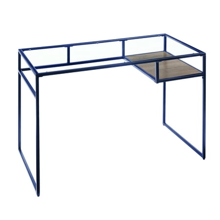 UPC: 0840412209703 | ACME Yasin Writing Desk in Blue and Clear