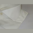 thumbnail image 7 of Men Sateen Cotton Blend Shirt Manschett Quesste Turkey Slim Fit 4130-02 Ivory, 7 of 7
