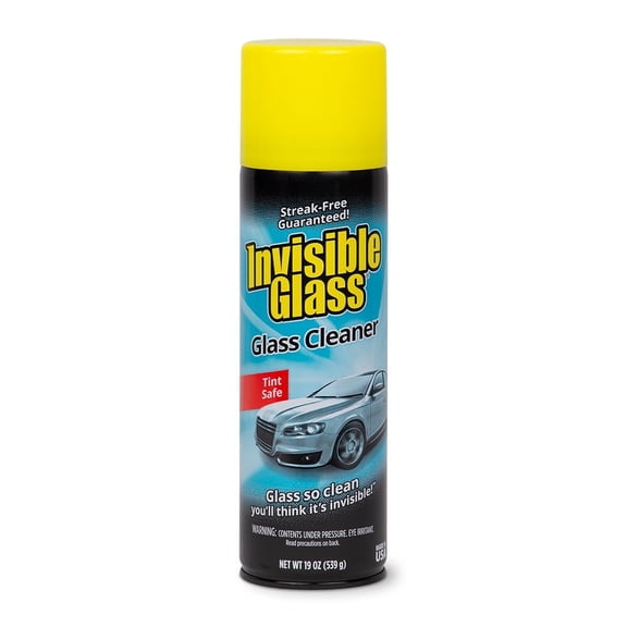 Invisible Glass 91164 Premium Glass and Window Cleaner for Auto and Home Cleans Glass, Windows, Windshields, Navigation Screens, and More, Streak-Free, Ammonia-Free, Tint-Safe, 19 Oz, Pack of 1