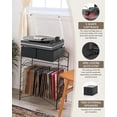 thumbnail image 4 of Tocadiscos de vinilo Seasonal Life con transmisión por correa y altavoces, 4 of 9