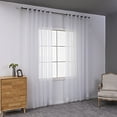 thumbnail image 2 of LCXmlly Blackout Curtain 2Pcs Fine Workmanship Window Gauze Easy to Install Wide Application Polyester Thin Window Decor1658, 2 of 6
