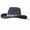 Navy, variant on Celivon Men Women Western Cowboy Hat Casual Riding Wide Brim Travel Loose Cap Outdoor Camping Hat