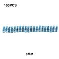 thumbnail image 3 of 100 Pieces Rhinestone Rondelles with Big Holes Charm Spacer Beads Jewelry Crystal Multi-colors Loose Bead for DIY Necklace Lake Blue, 3 of 8