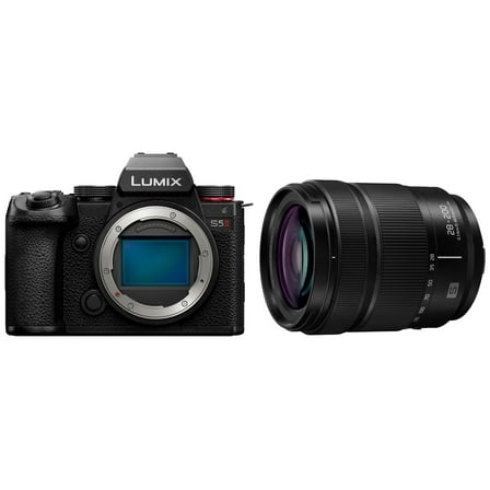 Panasonic LUMIX S5II Mirrorless Camera with LUMIX S Series 28-200mm F4-7.1 Macro O.I.S. Lens (International Model)
