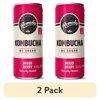 (2 pack) Remedy Kombucha Mixed Berry Low Calorie Sugar Free, 11.2 oz Can