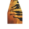 thumbnail image 2 of BSDHOME Giraffe Cotton Linen Table Runner 16x72 inches, 2 of 4