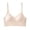 Beige, variant on Women's U-Back Seamless Bra, Convertible Bras, Low-Back Comfortable Thin Bralette for Summer Black M