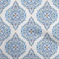 thumbnail image 1 of oneOone Polyester Spandex Medium Blue Fabric Asian Paisley Floral Craft Projects Decor Fabric Printed By The Yard 56 Inch Wide, 1 of 4