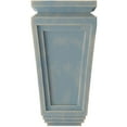 thumbnail image 2 of Ekena Millwork 4"W x 4"D x 12"H Arts and Crafts Wood Vintage Decor Corbel, Driftwood Blue, 2 of 6