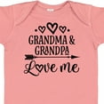 thumbnail image 4 of Inktastic Grandma Grandpa Love Me Arrow Boys or Girls Baby Bodysuit, 4 of 5
