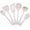 White, variant on 6 Pcs Silicone Kitchen Utensils Set, Silicone Cooking Utensils, Heat Resistant Kitchen Cooking Utensils Set,High Heat Resistant to 480°F, Hygienic One Piece Design, (White)