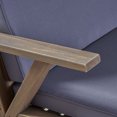 thumbnail image 5 of Zane Outdoor Acacia Wood Rocking Chair with Cushions, Gray and Dark Gray, 5 of 7