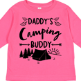 thumbnail image 4 of Inktastic Daddys Camping Buddy Boys or Girls Long Sleeve Toddler T-Shirt, 4 of 5