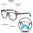 thumbnail image 2 of Readerest Blue Light Blocking Reading Glasses Floral 125 Magnification, 2 of 6