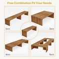 thumbnail image 5 of 13FT Large Rectangle Conference Table, Long Meeting Table Business Tables for 10-14 People (Two Tables), 5 of 5
