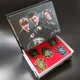 thumbnail image 4 of 2025 Conjunto de marcadores de túnicas mágicas de Harry Potter, Hermione y Ron, caja de pin, monedas de Hogwarts, insignia de metal, búho, Quidditch, juguetes de las Reliquias de la Muerte, 4 of 5