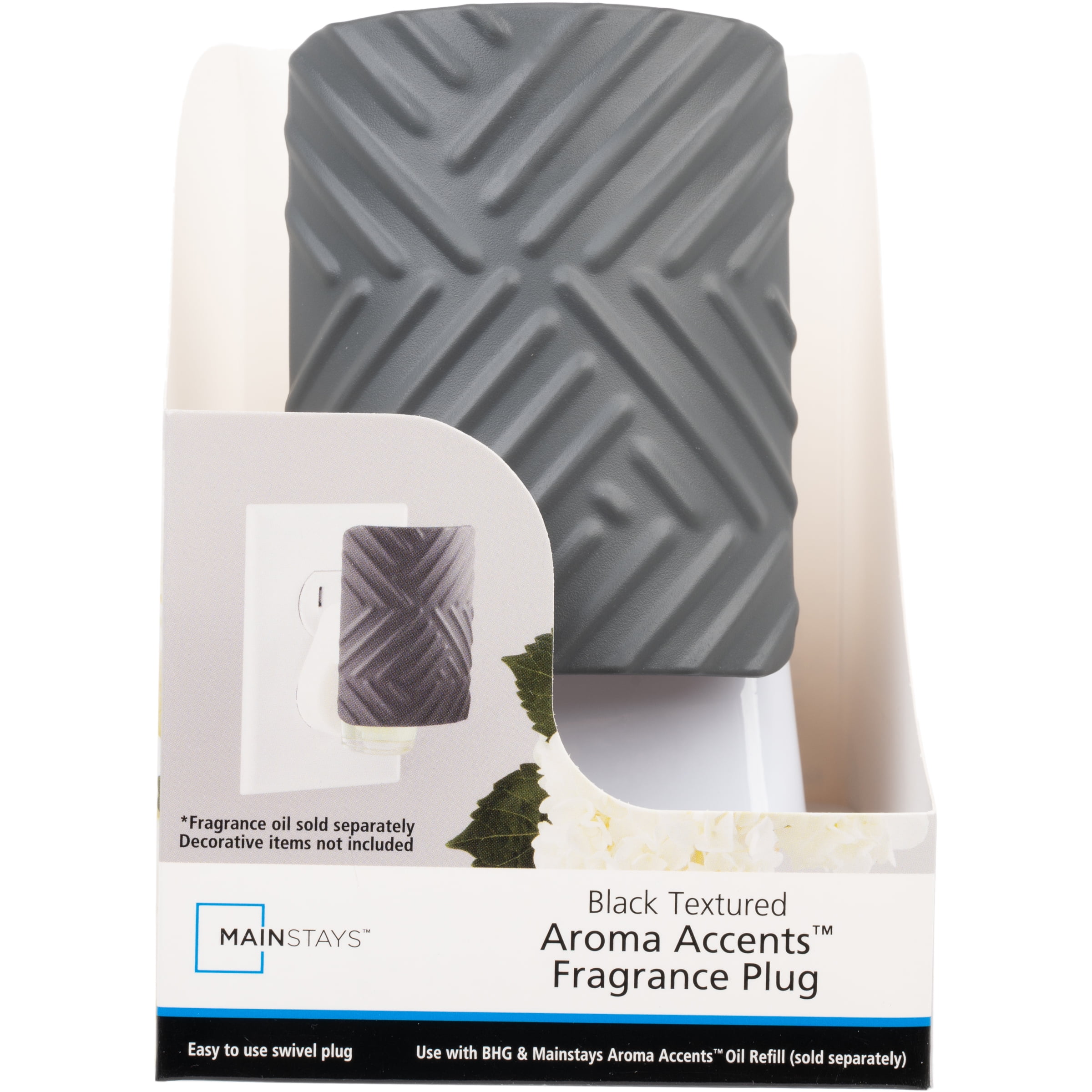Mainstays Aroma Accent Fragrance Plug, Black Texture