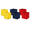 Yellow, Navy, Red, variant on YOYTOO Collapsible Fabric Cube Storage Bins, Foldable Storage Cubes Organizer Bins Basket (10.5" x 10.5"), Multicolor, 6 Pack