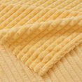 thumbnail image 6 of EMME Fleece Blanket Twin Throws for Couch Sofa Flannel Blankets for Bed, Warm, Plush, Soft, Cozy, with Geometric Grid Design (Yellow,60"x 80"), 6 of 8