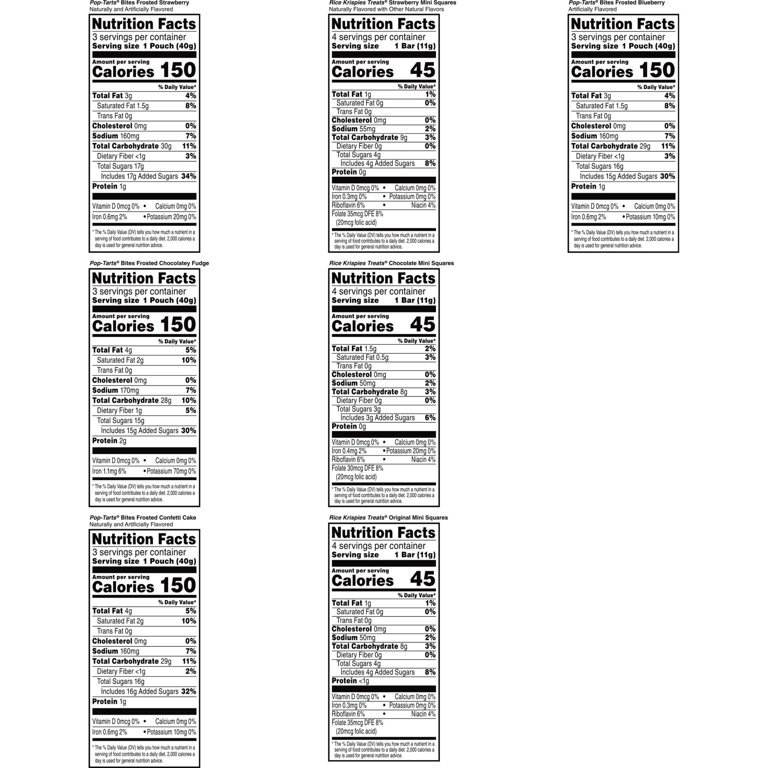 Kellogg's Variety Pack Breakfast 24-Day Snack Calendar, 21.5 oz 