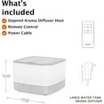 thumbnail image 6 of Aroma Diffuser - Ultrasonic Cool Mist Humidifier with 7 Color LED Lights, Auto Shut-Off, and Whisper-Quiet Operation - Perfect for Bedrooms, Dorms, and Study Rooms (Wood Grain), 6 of 8