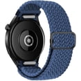 thumbnail image 1 of Chenchen One Click Galaxy Watch 7 Band for Samsung Galaxy Watch 7 6 5 4 FE Band 40mm 44mm/6 Classic 47mm 43mm/4 Classic 46mm 42mm/5 Pro 45mm Band 20mm Elastic Braided Fabric Magnetic/Adjustable Strap, 1 of 1