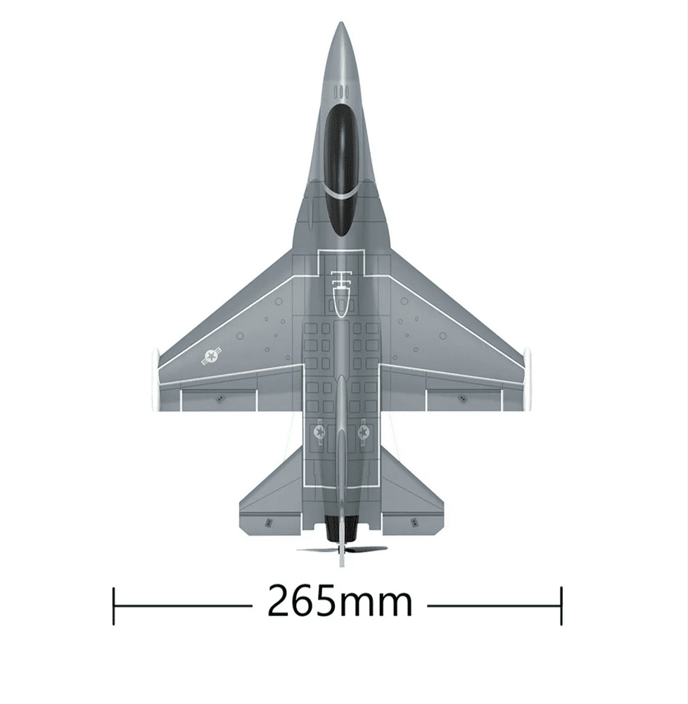 VOLANTEX F16 Falco Remote Control Aircraft Aerobatic 4CH RC Plane 2.4G 6-Axis Fixed Wing Fighter