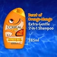 thumbnail image 2 of L'Oréal Kids 2-in-1 Extra Gentle Orange-Mango Shampoo, for All Types of Hair, 2 of 6