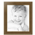 thumbnail image 2 of ArtToFrames 16" x 19" Wide Gold with Green Tones Picture Frame, 16x19 inch Gold Wood Poster Frame (WOM-5078), 5 Pack, 2 of 6
