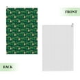 thumbnail image 2 of Lsque St Patrick's Day9 Premium Golf Towel - Ultra Absorbent and Quick Drying Microfiber Towel with Carabiner - Gift for Men -24" X 16", 2 of 8