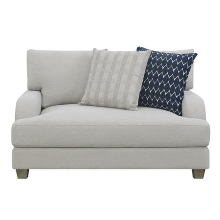 Pemberly Row Kokomo Harbor Gray Accent Chair With Pillows