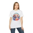 thumbnail image 3 of Animal Shirt, Tee Shirt with Animals, Floral Dog T-Shirt, 3 of 7
