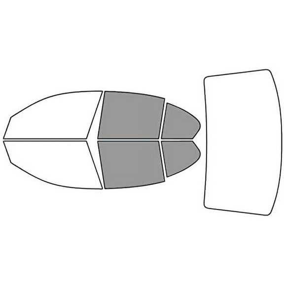 Avery Dennison NR Nano Ceramic IR Window Tint Kit Compatible with BMW Alpina 2008 - Back Precut Kit