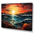 thumbnail image 2 of Designart "Surf and Turf Beach Photography II" Nautical & Beach Canvas Print, 2 of 5