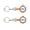 Orange, variant on NCQ Fishing Knot Tying Tool | Protect from Fish Hooks | Tie Fishing Knots Easily | Cool Gadgets for Fishermen | Ice Fly Fishing | Fishing Accessories for Beginner Anglers | Nail Knot Tool