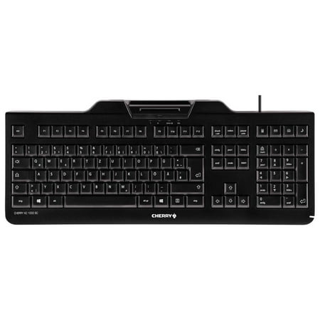 Cherry Kc 1000 Sc Keyboard - Cable Connectivity - White Box - Usb Interface - 104 Key - English [us] - Qwertz Keys Layout - Mechanical - Black