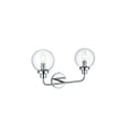 thumbnail image 2 of Living District Hanson 19 inch Wall Sconce in Chrome, 2 of 8
