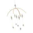 thumbnail image 4 of tejado De Móvil Cuna Móvil Para Niño Y Niñas Bebé Cama Decoración De Habitación Gris - B CUTICAT Campanas de viento de madera, 4 of 8