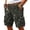 Black, variant on Graffiti Style Cargo Shorts For Men With Side Pockets And Adjustable Waistband Showcasing Streetwear Aesthetic Black L